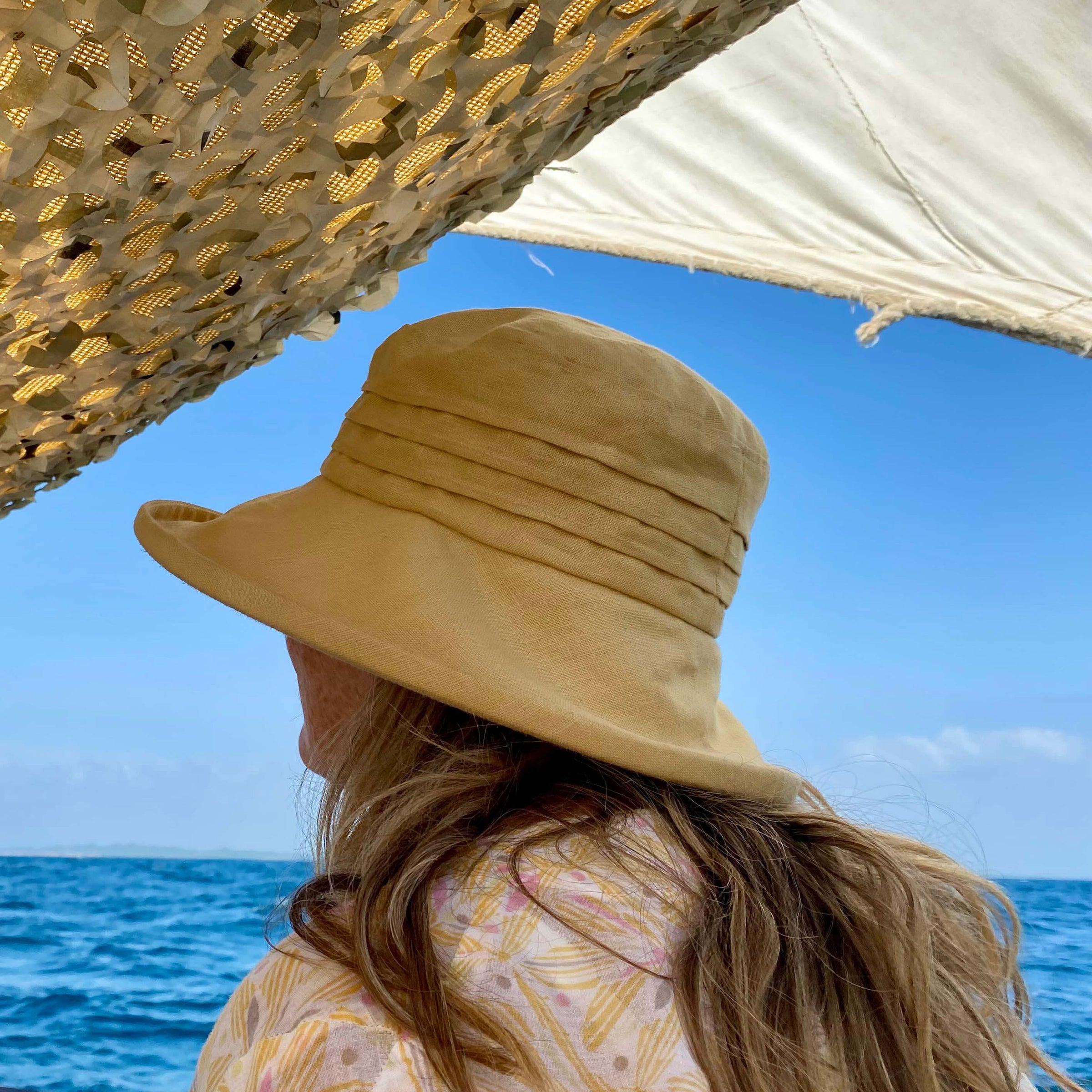 Proppa Toppa Linen Sun Hat Sun Hat Collection Rain Hat Collection