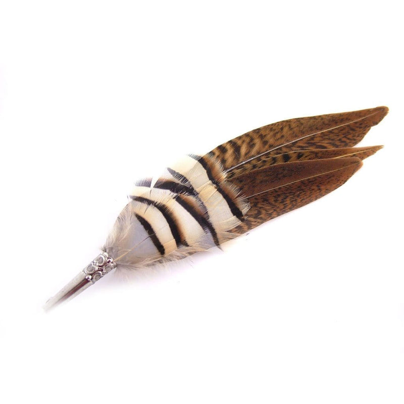 Feather Hat Pin - Partridge & Pheasant