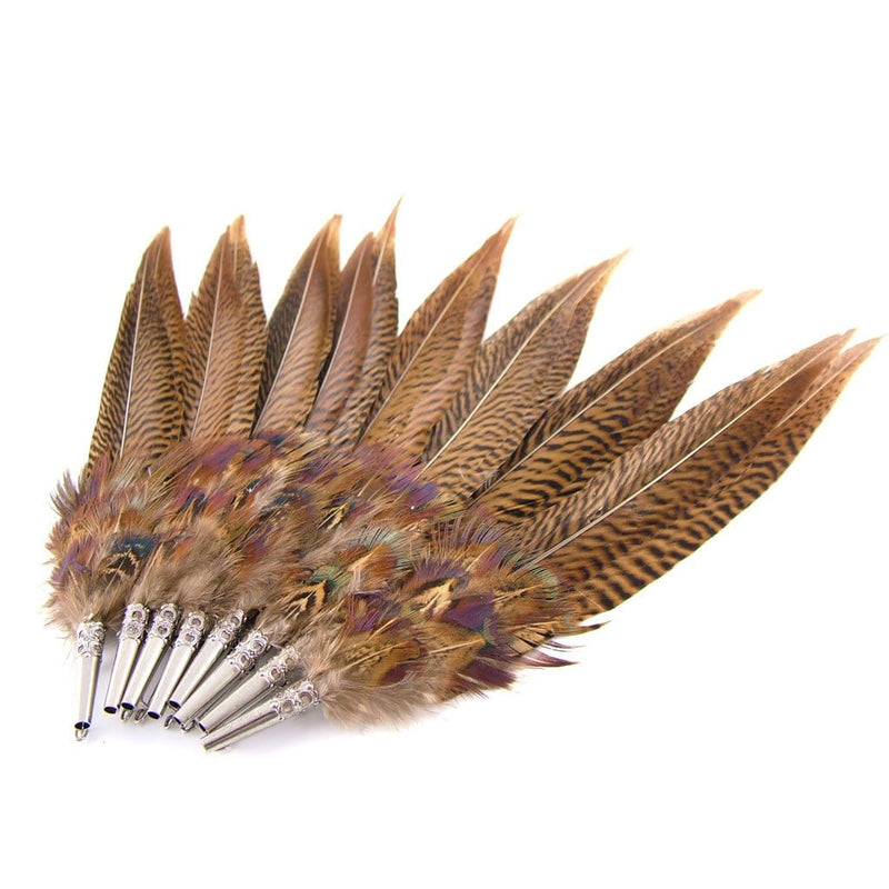 Feather Hat Pin   -    Pheasant Feathers
